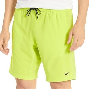 Reebok Men's Size Small Athletic Shorts Training Bright Yellow Green